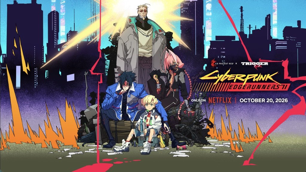 Cyberpunk: Edgerunners 2 Netflix afişi
