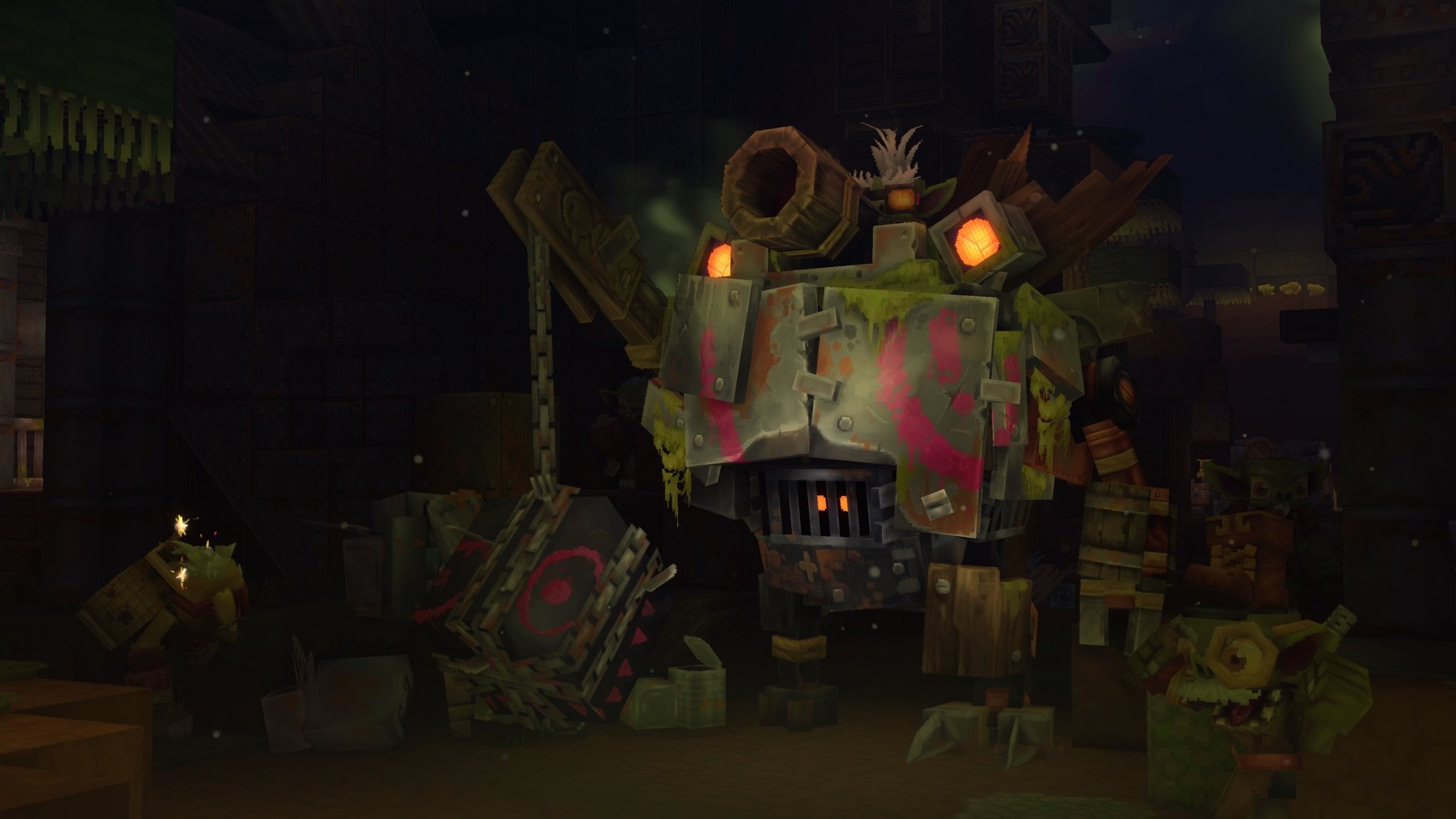 Hytale Chapter 1 için gösterilen çok aşamalı boss savaşından bir kare