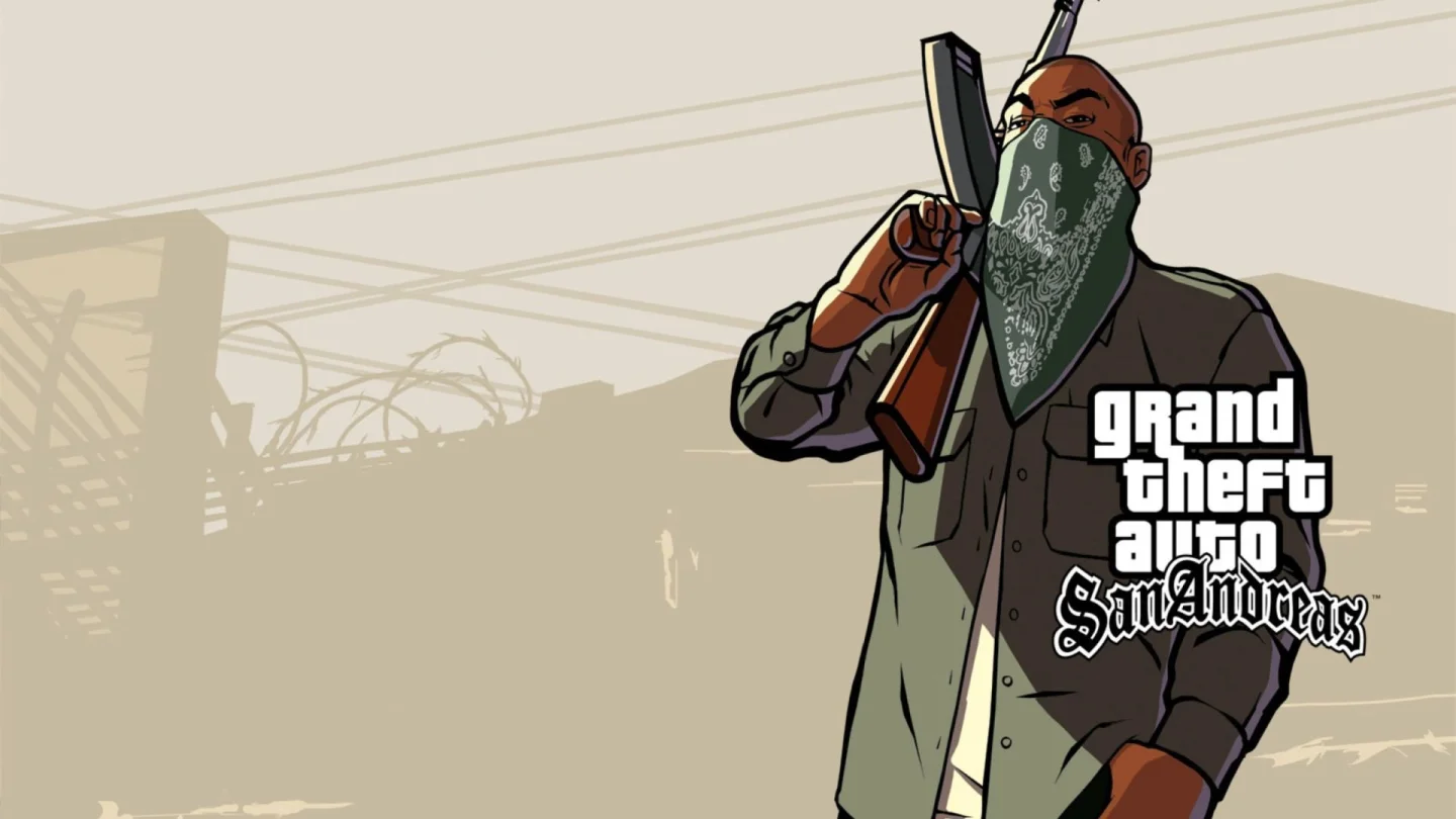 GTA San Andreas oyunundan bir sahne