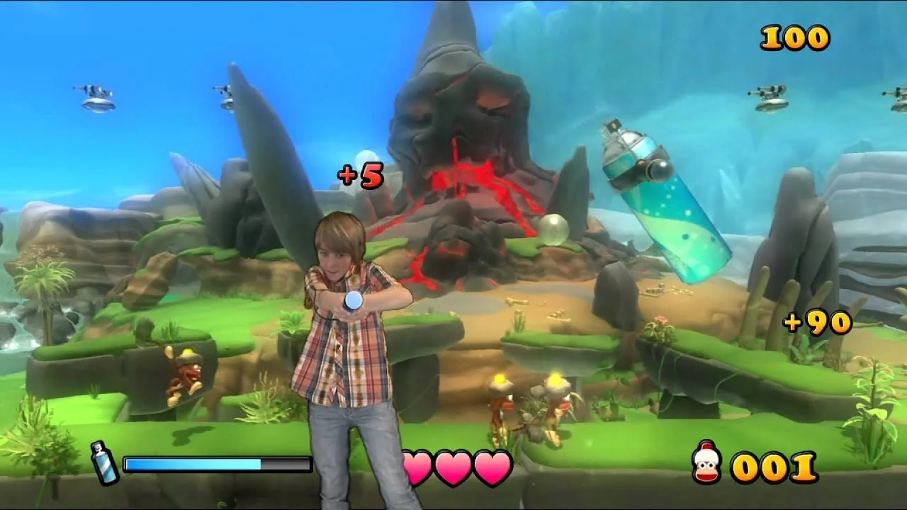 PlayStation Move uyumlu Ape Escape oyununun fragmanından bir kare