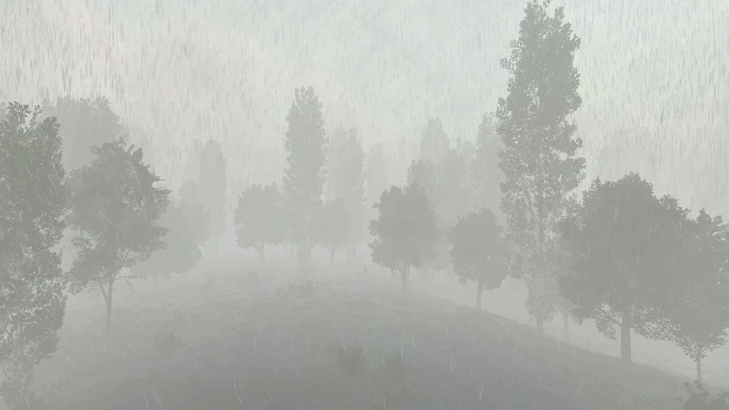 Realistic Weather modu ile sisli orman savaşı