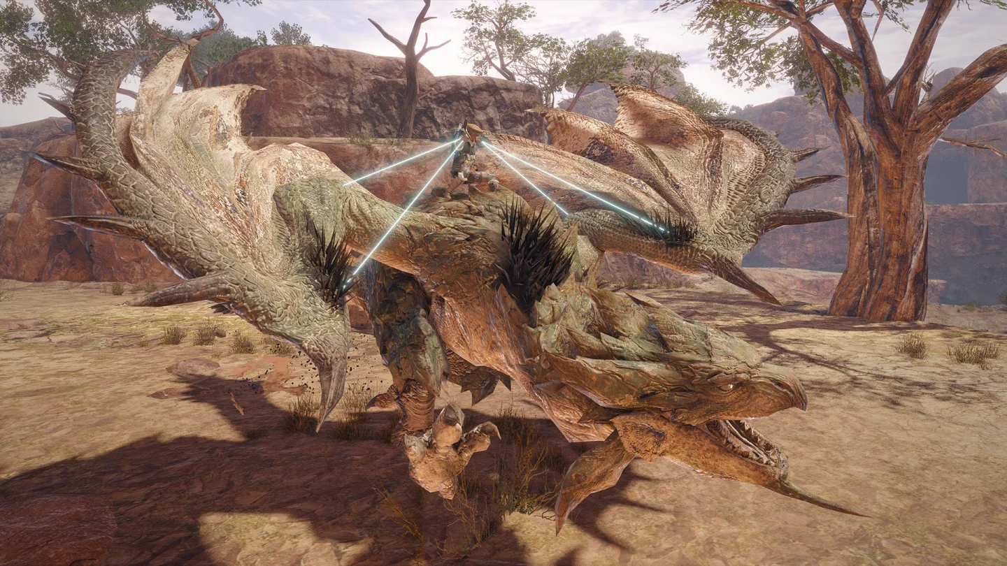 Monster Hunter Rise canavar avı ekran görüntüsü