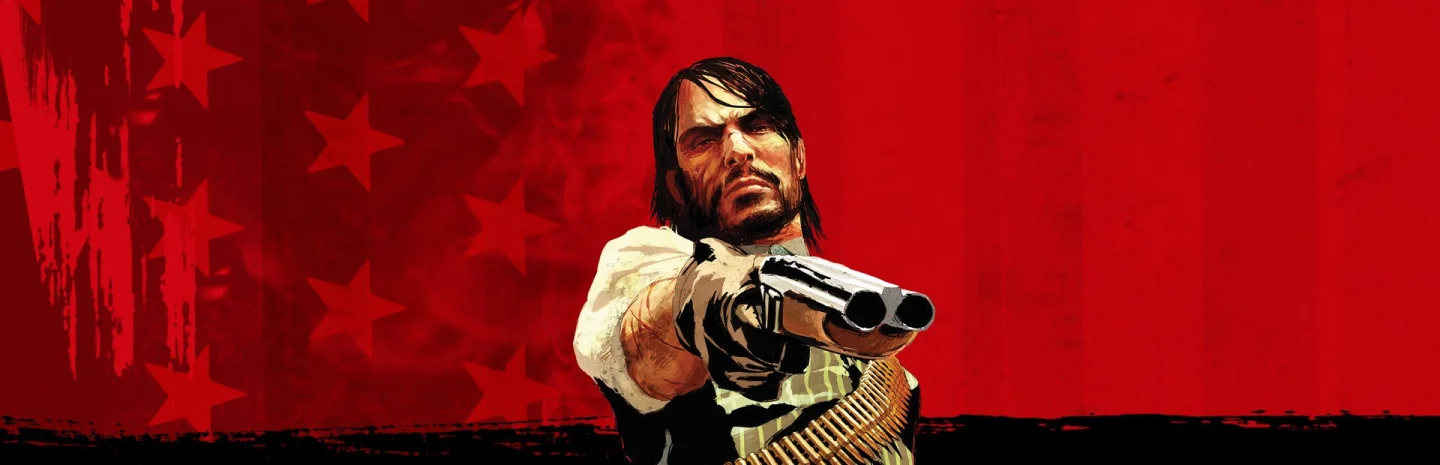 Red Dead Redemption'ın başkahramanı John Marston av tüfeği doğrultuyor