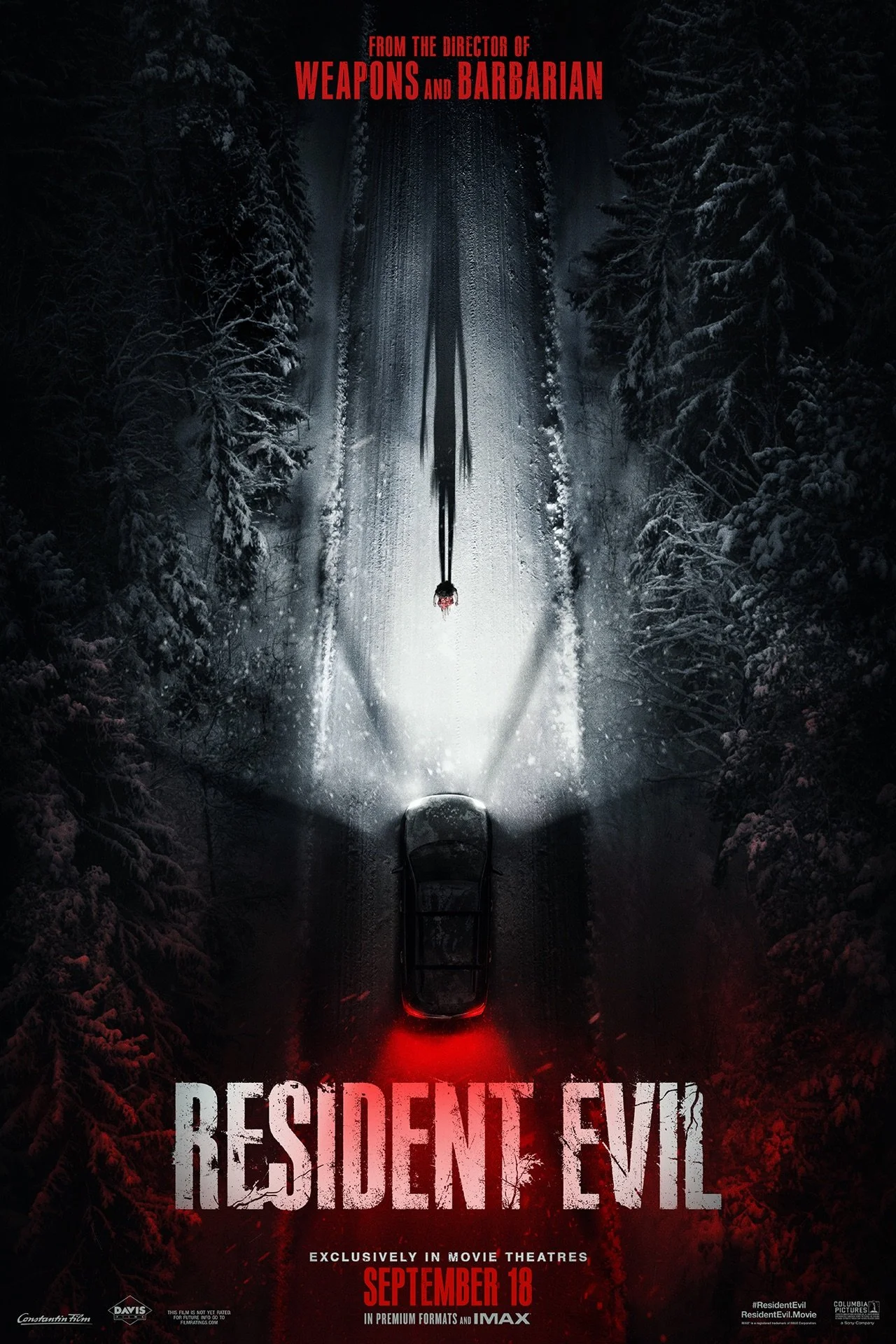 Zach Cregger'ın Resident Evil filminin resmi afişi
