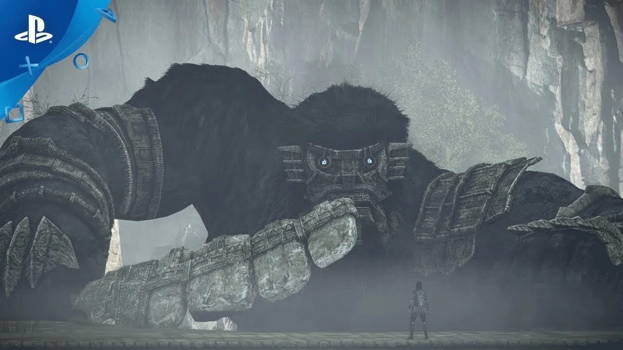 Shadow of the Colossus PS4 çıkış fragmanından bir kare