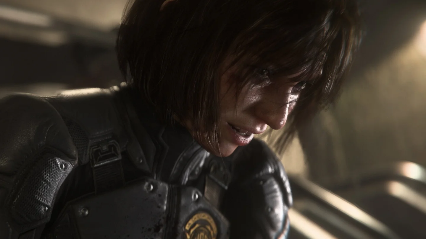 Squadron 42'de performans yakalamayla canlandırılan kadın karakter